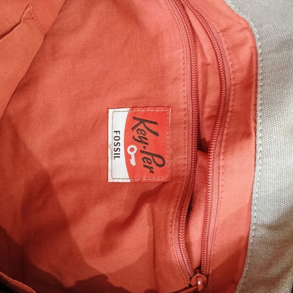 Fossil Brown and Tan Quilted Shoulder Bag - Picture 11 of 12